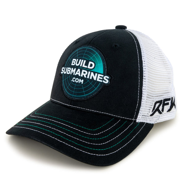 Brad Keselowski 2025 BuildSubmarines Sponsor Mesh Hat Black/White #6 NASCAR