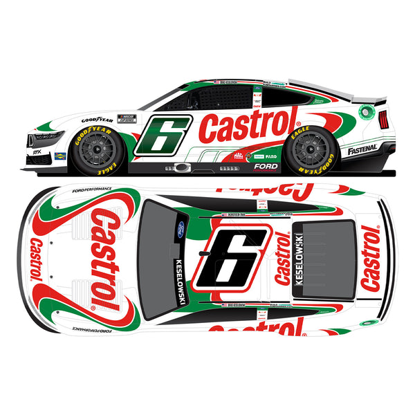 Brad Keselowski ELITE Darlington Throwback to 1997 TOM'S Supra Paint Scheme 1:24 2024 Diecast Car Castrol #6 NASCAR