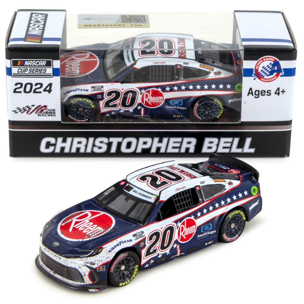 Christopher Bell Charlotte Coca-Cola 600 Race Win 1:64 Standard 2024 Diecast Car Rheem #20 NASCAR