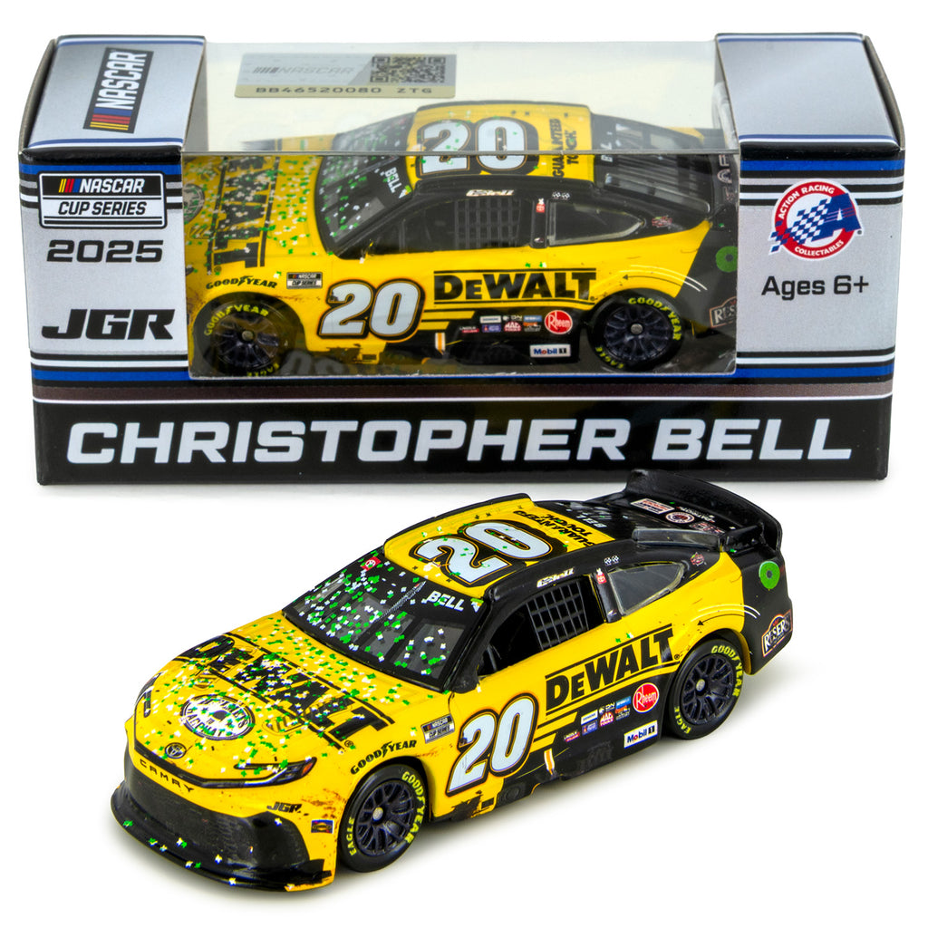 Christopher Bell COTA Race Win 1:64 Standard 2025 Diecast Car Dewalt #20 NASCAR