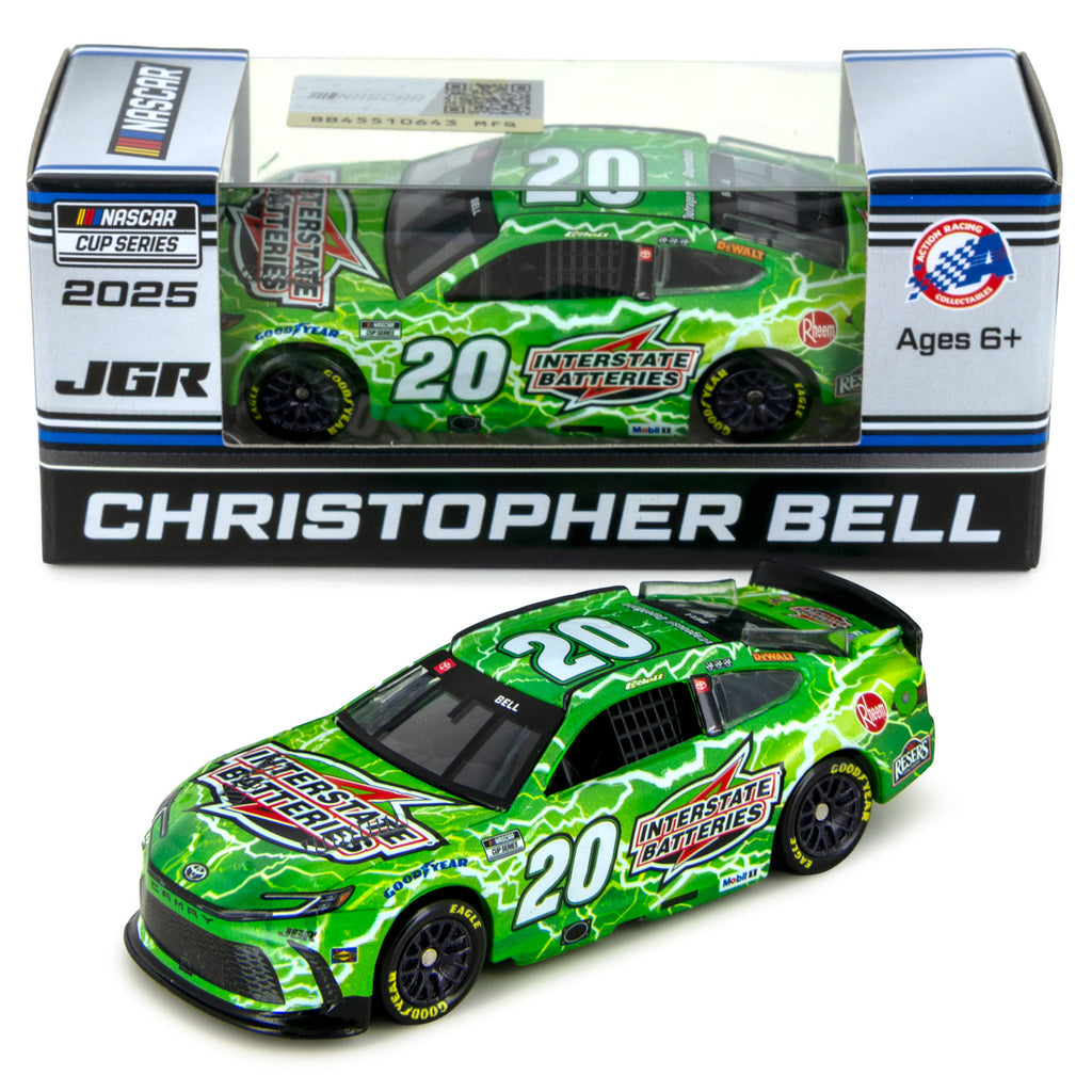 Christopher Bell Interstate Batteries 1:64 Standard 2025 Diecast Car #20 NASCAR