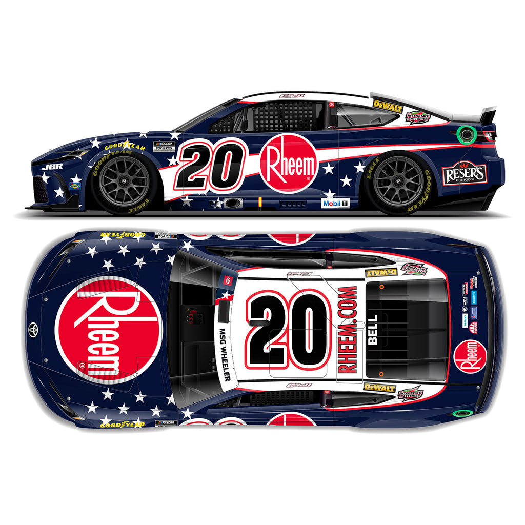 Christopher Bell Rheem Salutes 1:64 Standard 2025 Diecast Car #20 NASCAR