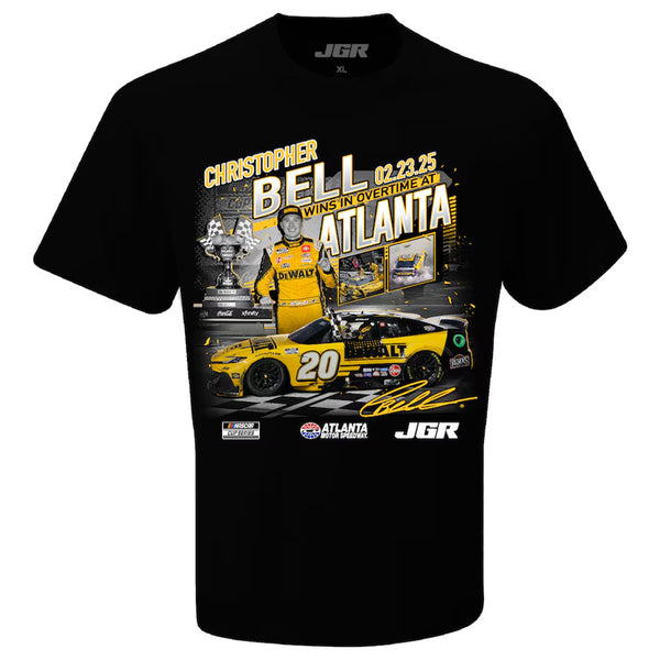 Christopher Bell 2025 Atlanta Race Win T-Shirt Dewalt #20 Nascar