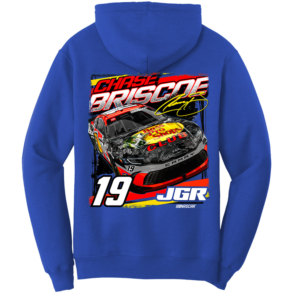 Chase Briscoe 2025 Bass Pro Shops #19 Royal 2-Spot Hoodie NASCAR