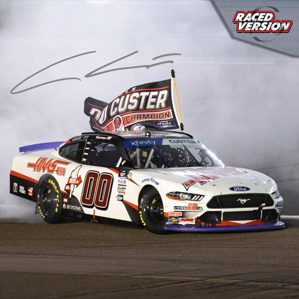 Cole Custer Autographed Phoenix Championship Xfinity Series Race Win 1:24 Standard 2023 Diecast Car Haas #00 NASCAR