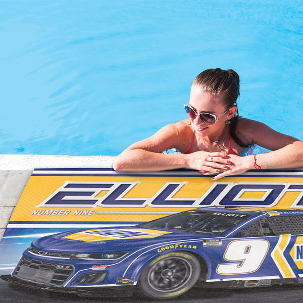 Chase Elliott 2024 NAPA 30x60 Beach Towel #9 NASCAR