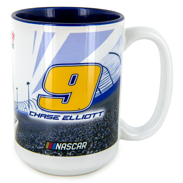 Chase Elliott 2024 NAPA #9 Coffee Mug 15oz With Color Interior NASCAR