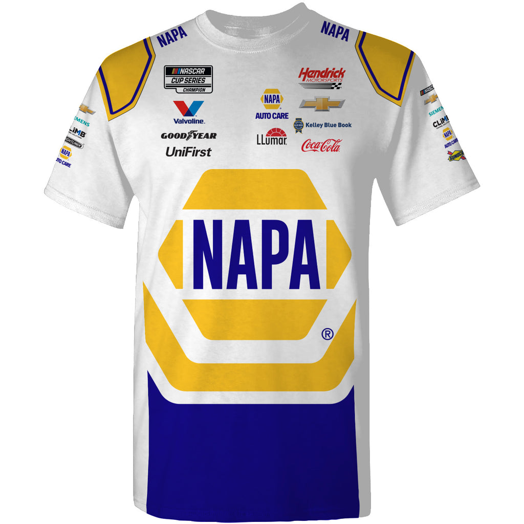 Chase Elliott 2025 NAPA Sublimated Uniform Pit Crew T-Shirt #9 NASCAR