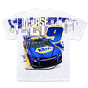 Chase Elliott 2024 NAPA Total Print White T-Shirt #9 NASCAR