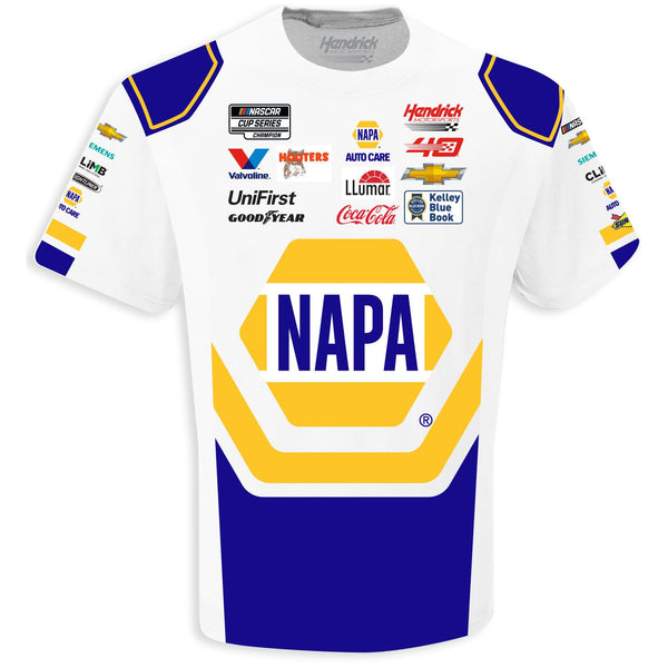 Chase Elliott 2024 NAPA Sublimated Uniform Pit Crew T-Shirt #9 NASCAR