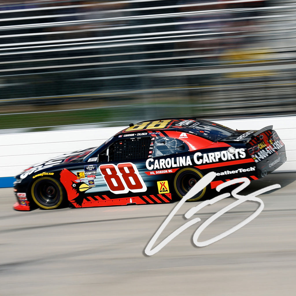 Connor Zilisch Autographed Dover Xfinity Series Race Win 1:24 Standard 2025 Diecast Car #88 NASCAR