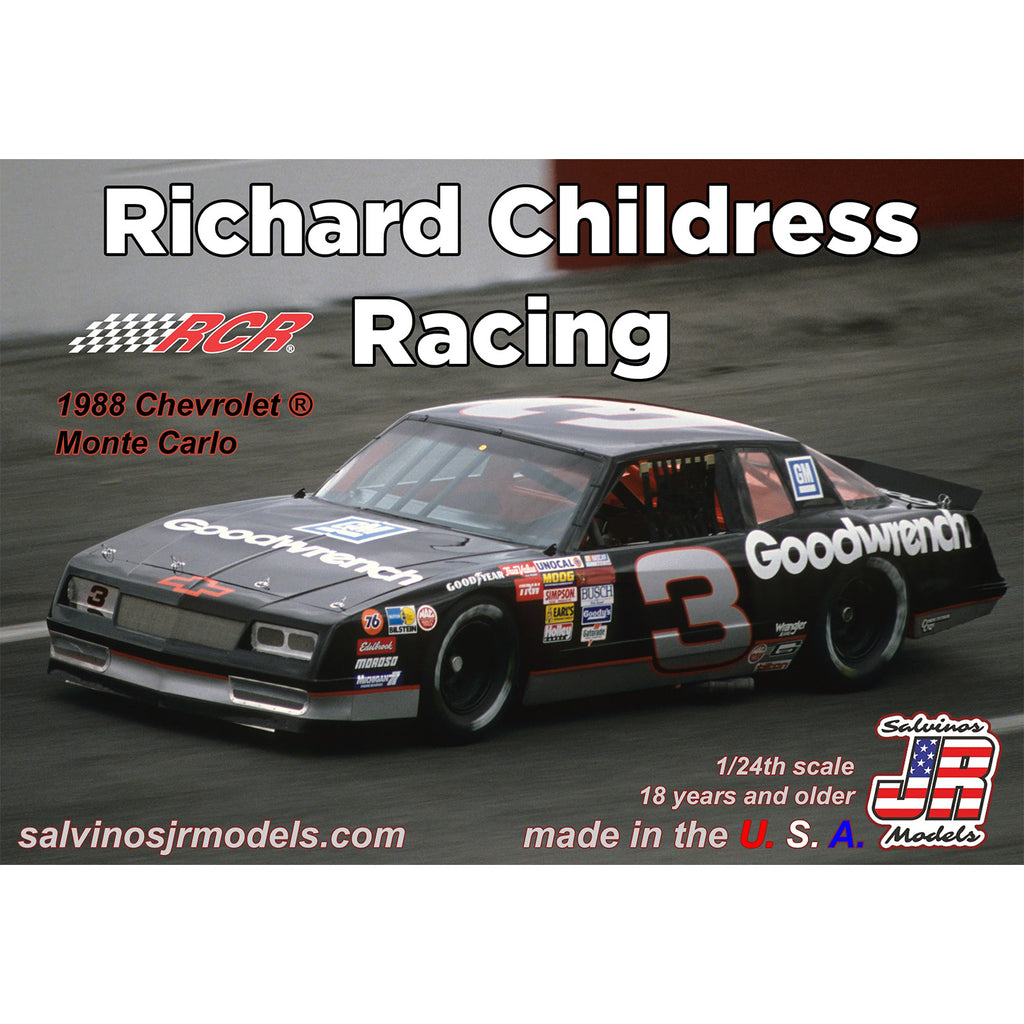 Richard Childress Racing #3 Adult Model Car Kit 1988 GM Goodwrench 1:24 Scale Dale Earnhardt NASCAR