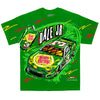 Dale Earnhardt Jr 2024 Sun Drop Late Model Total Print T-Shirt Green #3