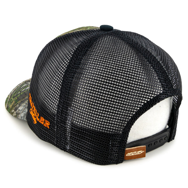 Justin Allgaier 2025 Traveller Whiskey #40 JR Motorsports Camo Snapback Mesh Hat NASCAR