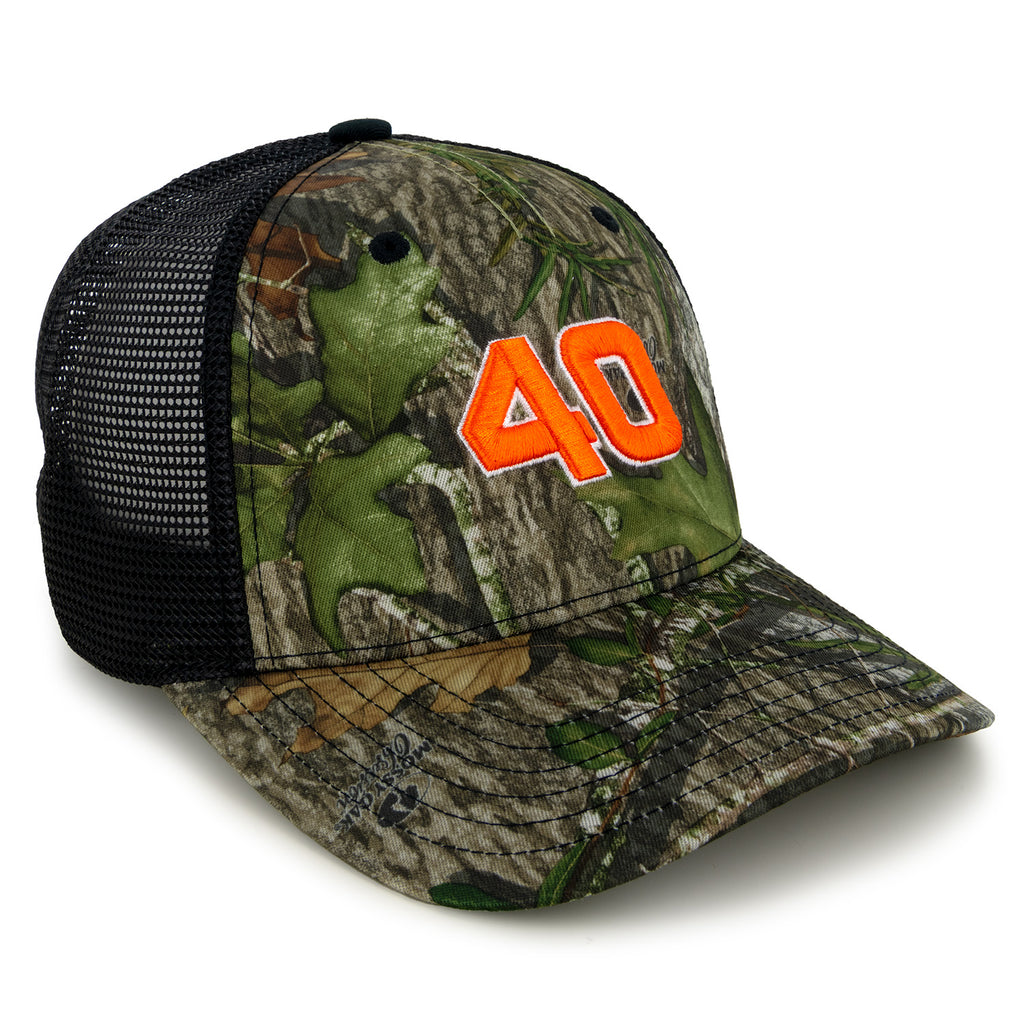 Justin Allgaier 2025 Traveller Whiskey #40 JR Motorsports Camo Snapback Mesh Hat NASCAR