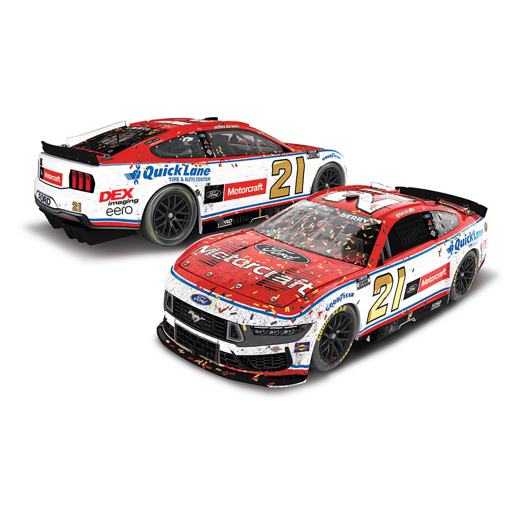 Josh Berry Las Vegas 1st NASCAR Cup Series Race Win 1:64 Standard 2025 Diecast Car Motorcraft #21 NASCAR