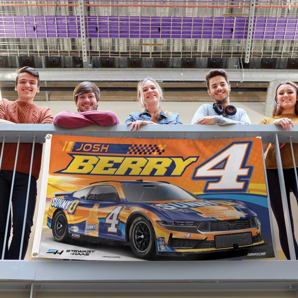 Josh Berry 2024 SunnyD Car NASCAR 3x5 Flag #4 NASCAR