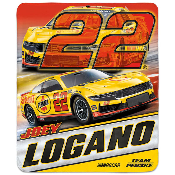 Joey Logano 2024 Shell Pennzoil 50x60 Winning Image Blanket #22 NASCAR