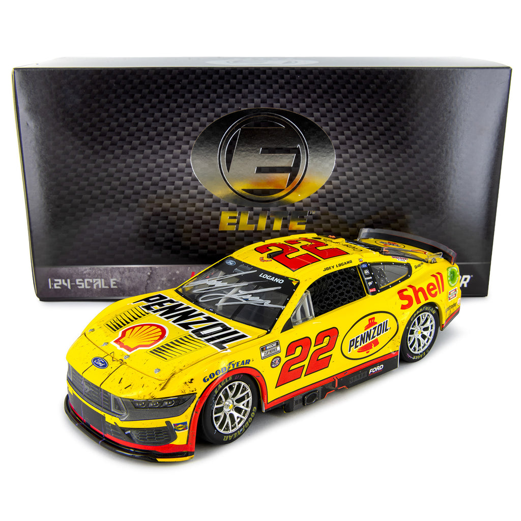 Joey Logano Autographed ELITE Nashville Race Win 1:24 2024 Diecast Car