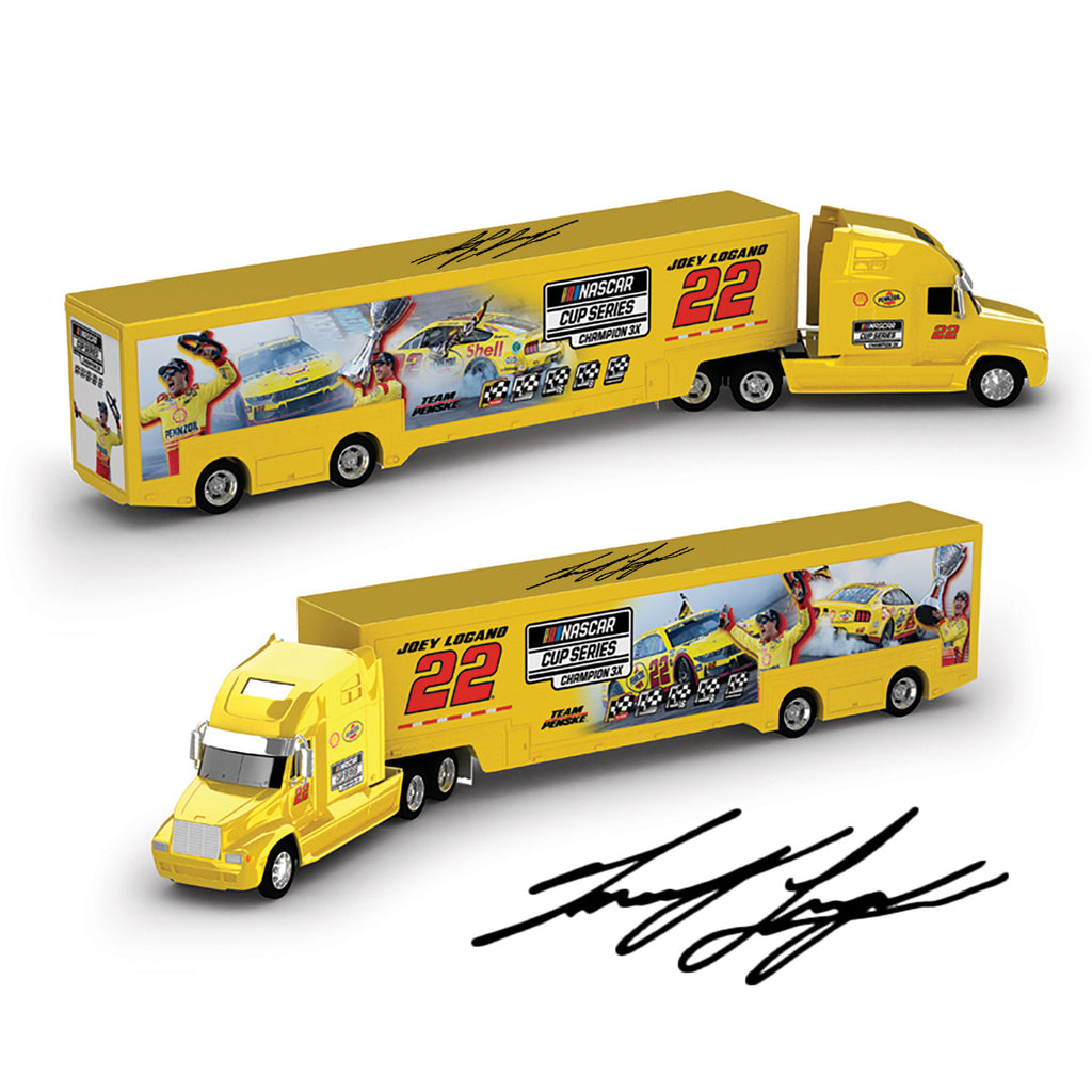 Joey Logano Autographed 2024 NASCAR Cup Series Champion 1:64 Standard 2024 Diecast Hauler