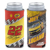 Joey Logano 2024 Shell Pennzoil #22 Slim Can Hugger 12oz Cooler NASCAR