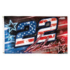 Joey Logano 2024 Patriotic #22 NASCAR 3x5 Flag