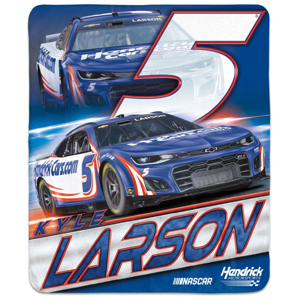 Kyle Larson 2024 HendrickCars 50x60 Winning Image Blanket #5 NASCAR