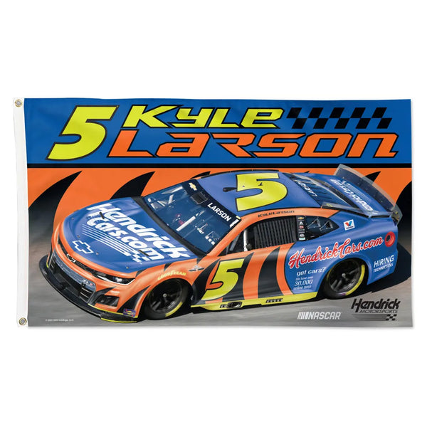 Kyle Larson 2025 Darlington Throwback #5 NASCAR 3x5 Flag