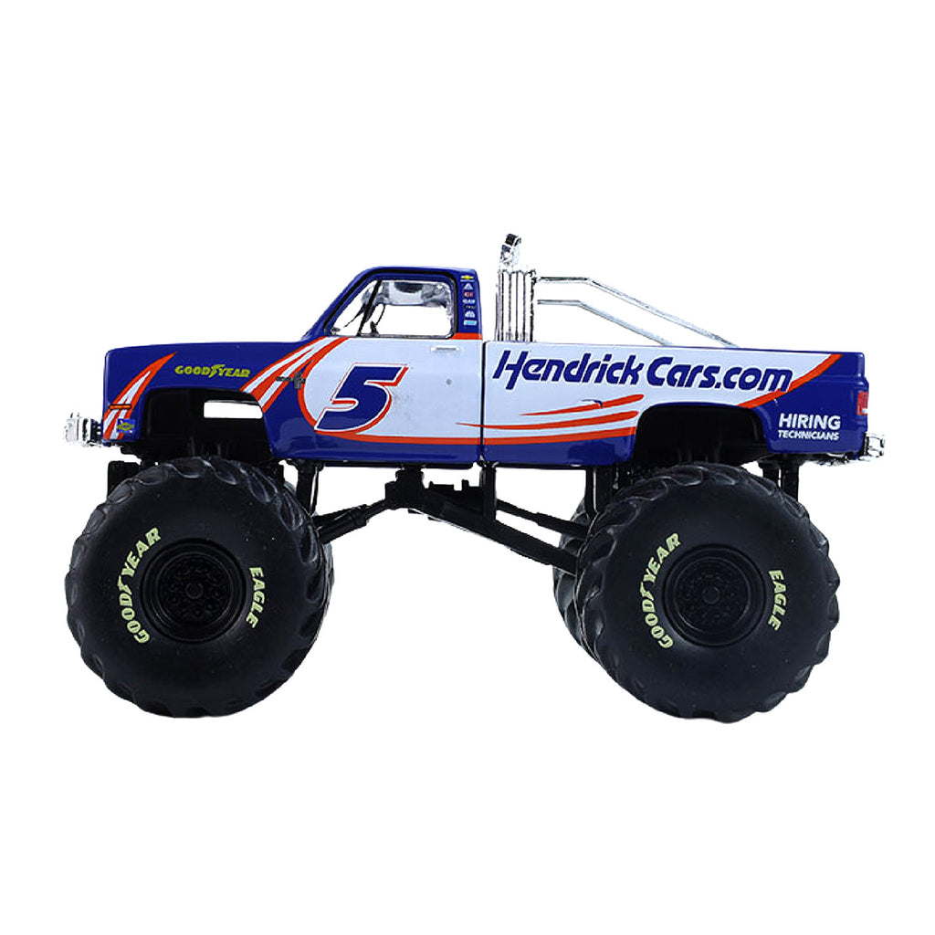 Kyle Larson 2025 HendrickCars Hendrick Motorsports Tribute Edition 1:64 Standard 1981 Chevrolet K20 Monster Truck Diecast #5
