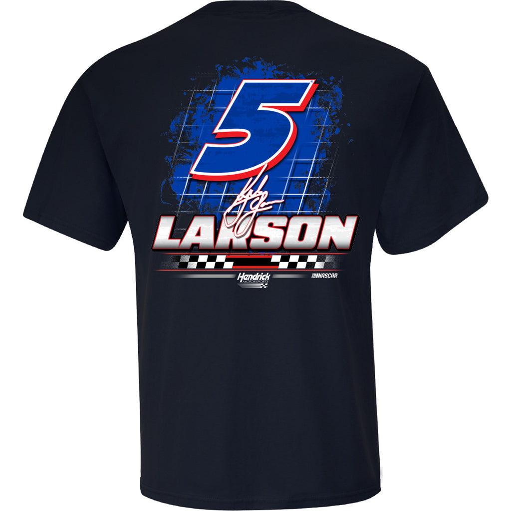 Kyle Larson 2025 HendrickCars 2-Spot T-Shirt Blue #5 NASCAR