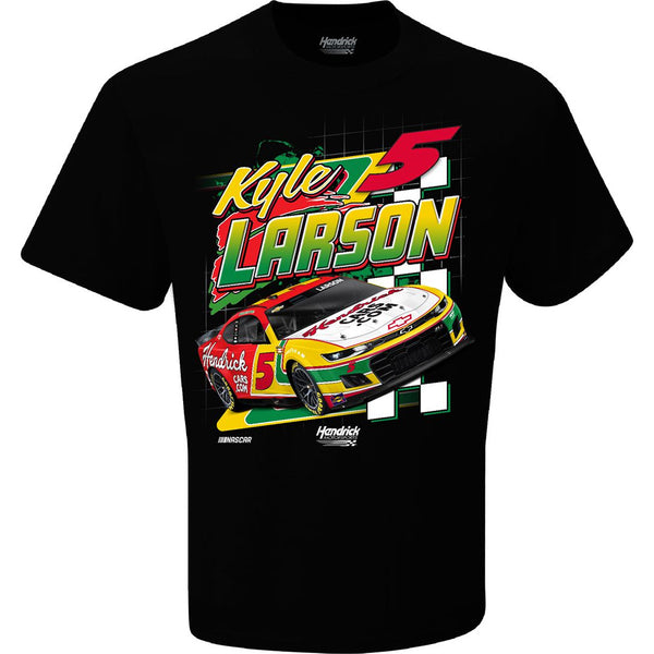 Kyle Larson 2024 Darlington Throwback T-Shirt Black #5 NASCAR