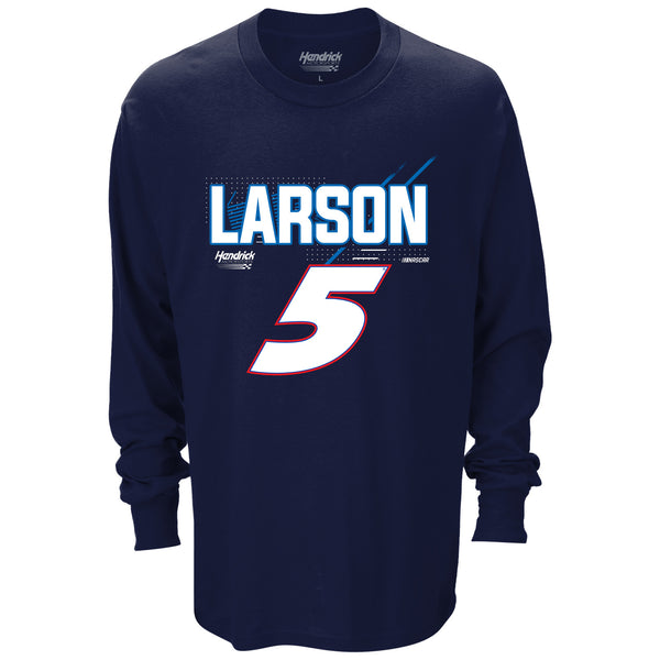 Kyle Larson 2024 Long Sleeve Name and #5 T-Shirt NASCAR