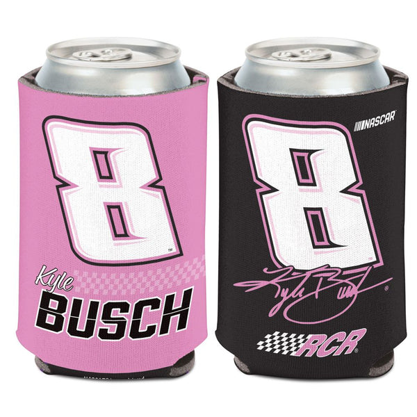 Kyle Busch 2023 Pink #8 Can Hugger 12oz Cooler NASCAR