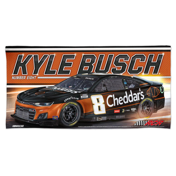 Kyle Busch 2024 Cheddar's 30x60 Beach Towel #8 NASCAR