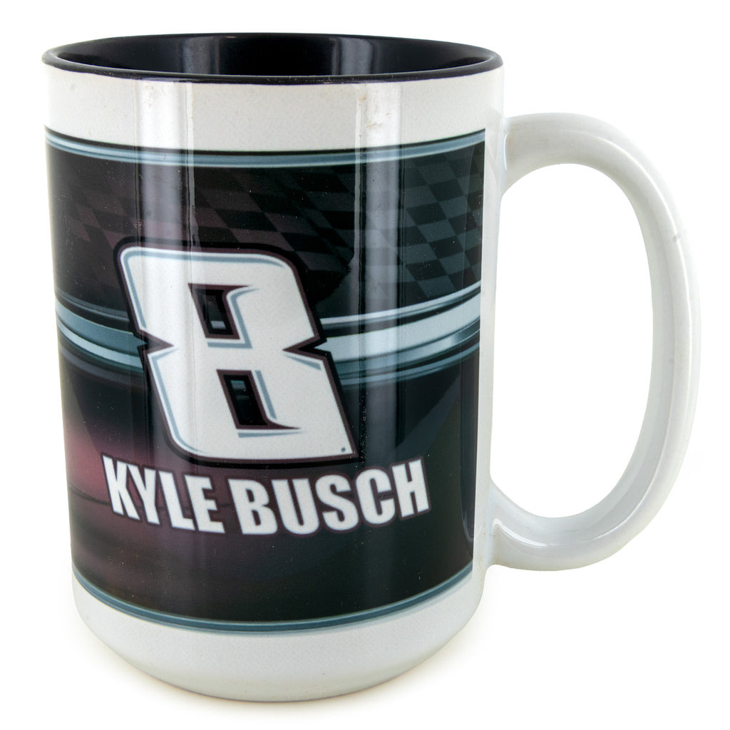 Kyle Busch 2025 Rebel #8 Coffee Mug 15oz With Color Interior