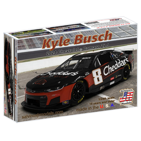 Kyle Busch 2024 Cheddar's 1:24 Adult Model Car Kit #8 NASCAR