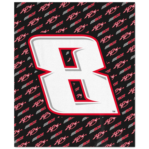 Kyle Busch 2024 #8 Ultra Soft Fleece 50x60 Blanket NASCAR