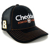 Kyle Busch 2023 Cheddar's Sponsor Mesh Hat Black #8 NASCAR