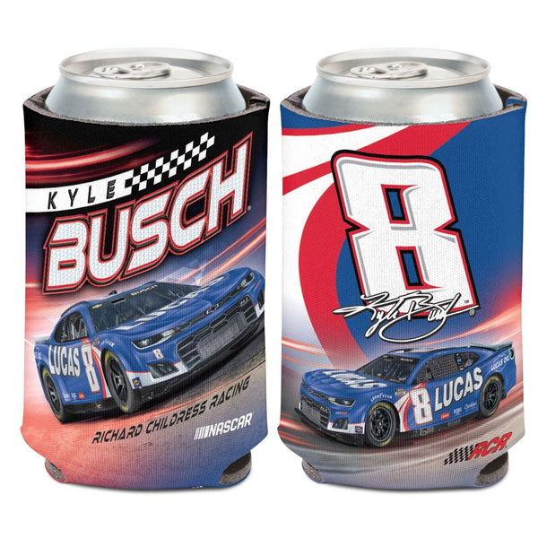 Kyle Busch 2024 Lucas Oil #8 Can Hugger 12oz Cooler NASCAR