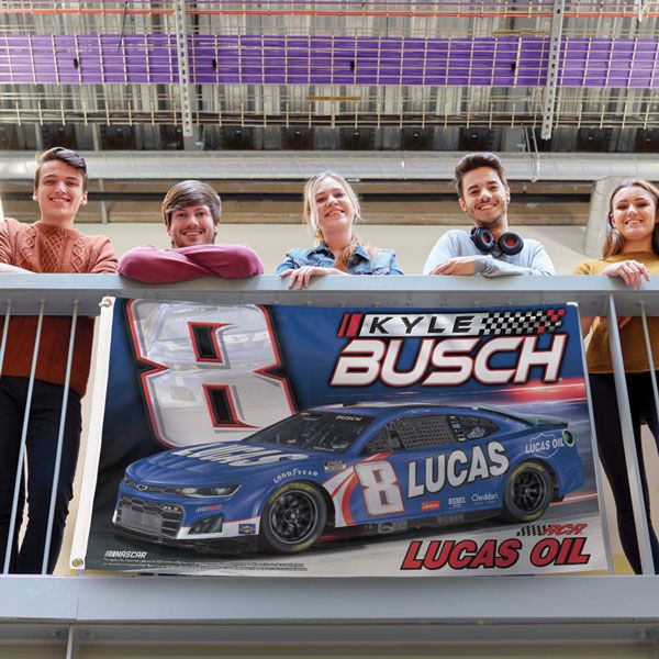 Kyle Busch 2024 Lucas Oil Car NASCAR 3x5 Flag #8