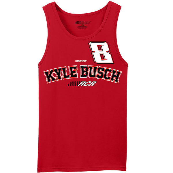 Kyle Busch 2024 Men's 2-Spot Red Tank Top #8 NASCAR
