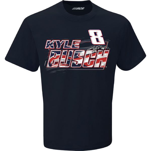 Kyle Busch 2024 Cheddar's Patriotic Paint Scheme Pit Road T-Shirt Blue #8 NASCAR