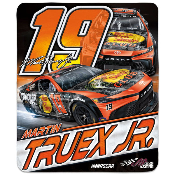 Martin Truex Jr 2024 Bass Pro Shops 50x60 Winning Image Blanket #19 NASCAR
