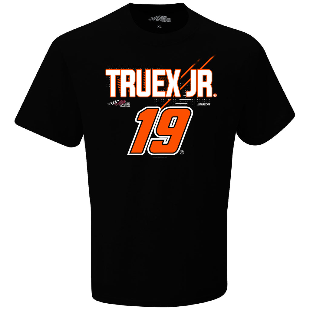 Martin Truex Jr 2024 Name and #19 T-Shirt Black NASCAR