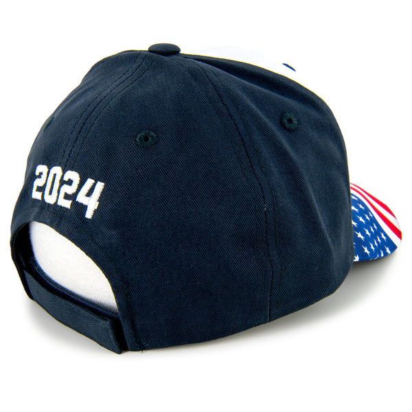 NASCAR 2024 Daytona 500 Logo Patriotic Hat Blue
