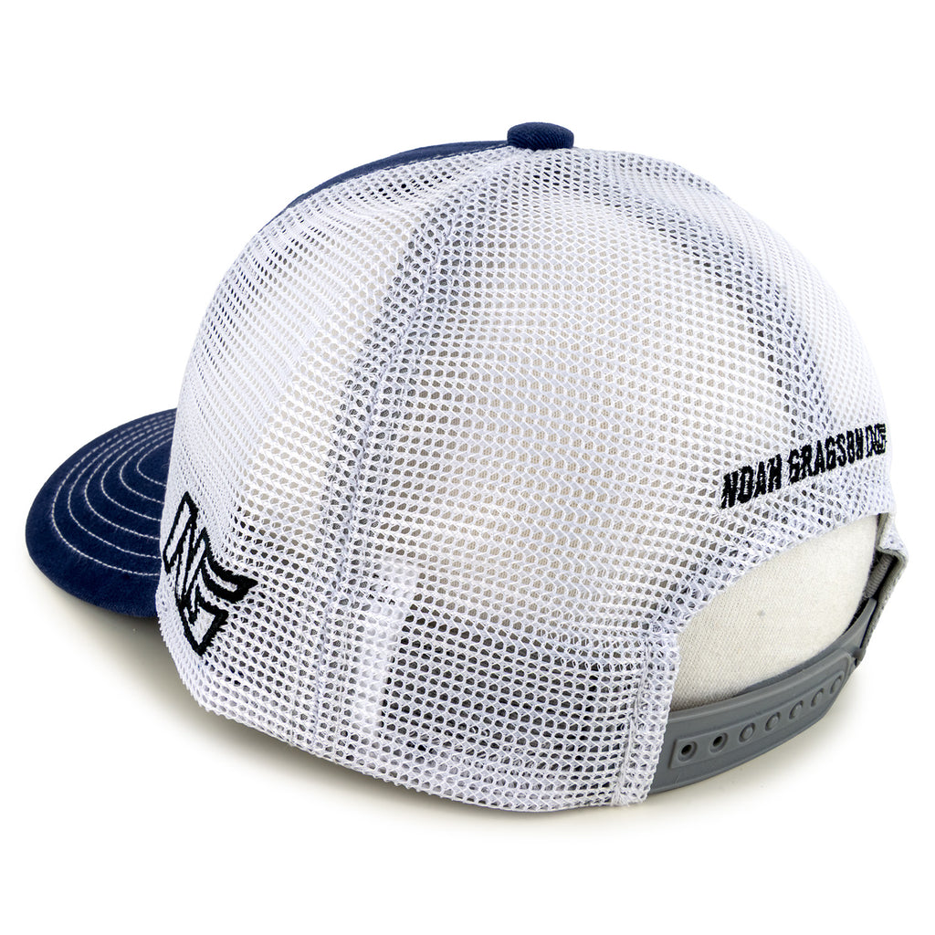Noah Gragson 2025 Big Number #4 Mesh Hat Blue/White NASCAR