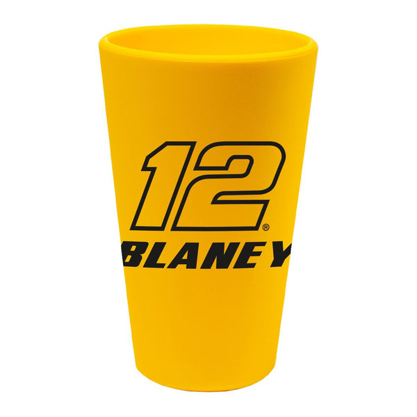 Ryan Blaney 2024 Unbreakable 16oz Silicone Pint Glass #12 NASCAR