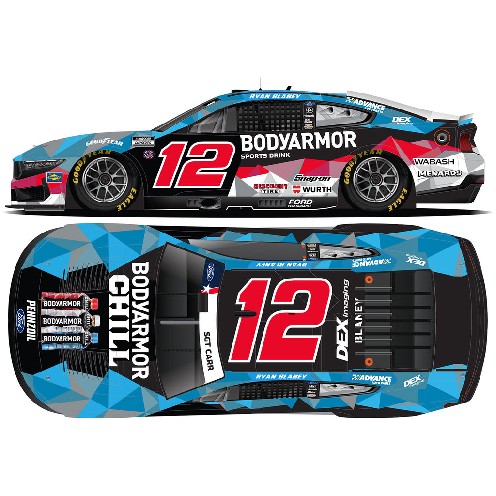 Ryan Blaney BodyArmor Chill 1:64 Standard 2025 Diecast Car #12 NASCAR