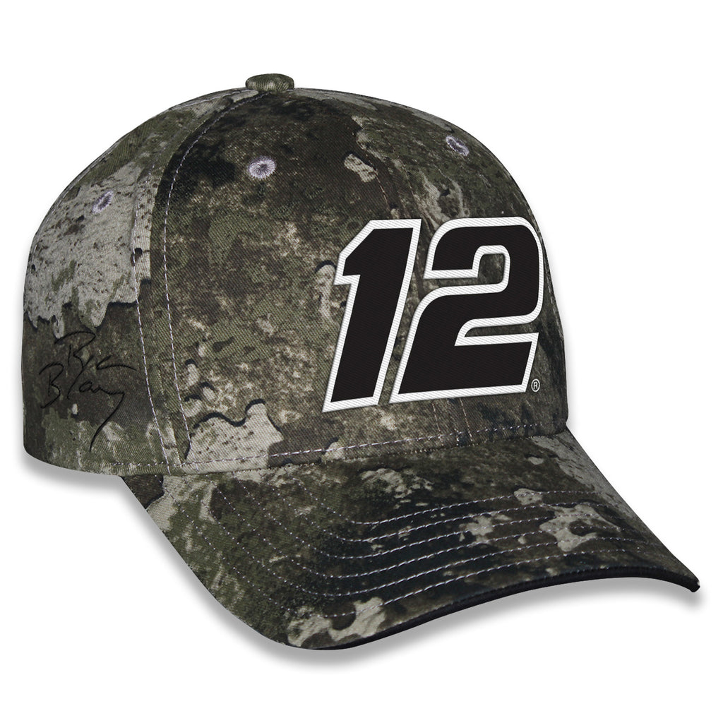 Ryan Blaney 2025 TrueTimber Camo Big Number #12 Hat