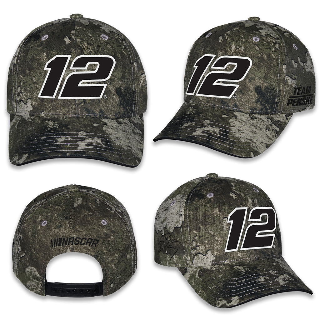 Ryan Blaney 2025 TrueTimber Camo Big Number #12 Hat